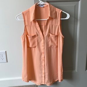 Express Tangerine Blouse